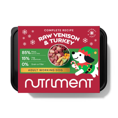 Raw Venison & Turkey 500g - Christmas Limited Edition