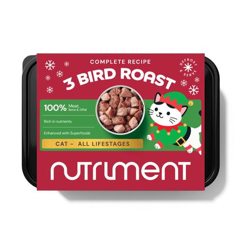 Cat Raw 3 Bird Roast 500g - Christmas Limited Edition