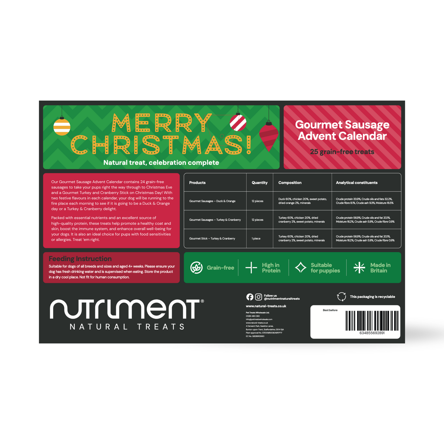 Gourmet Sausage Advent Calendars 2025 (10 boxes)
